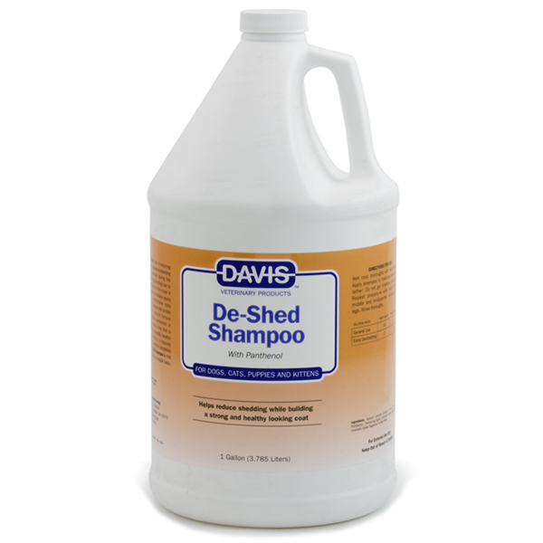 Davis De-Shed Shampoo ДЕВІС ПОЛЕГШЕННЯ ЛИНЬКИ шампунь для собак і котів, концентрат