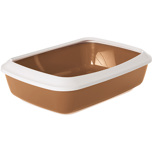 Savic Iriz Nordic Litter Tray САВІК АЙРІЗ НОРДІК лоток туалет з бортиком для котів, 50х37х13см
