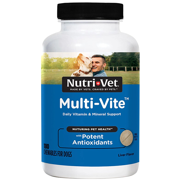 Nutri-Vet Multi-Vit НУТРІ-ВЕТ МУЛЬТИ-ВІТ мультивітаміни для собак, жувальні таблетки