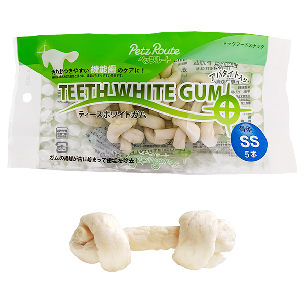 Petz Route Teeth White Gum ПЕТС РУТ КІСТКА ДЛЯ ЧИЩЕННЯ ЗУБІВ жувальні ласощі для собак