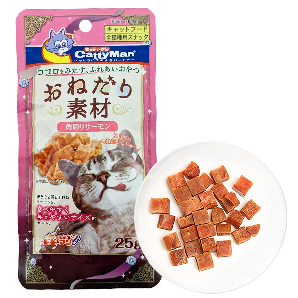 CattyMan Salmon Bits КЕТТІМЕН ЛОСОСЬ шматочки філе ласощі для котів