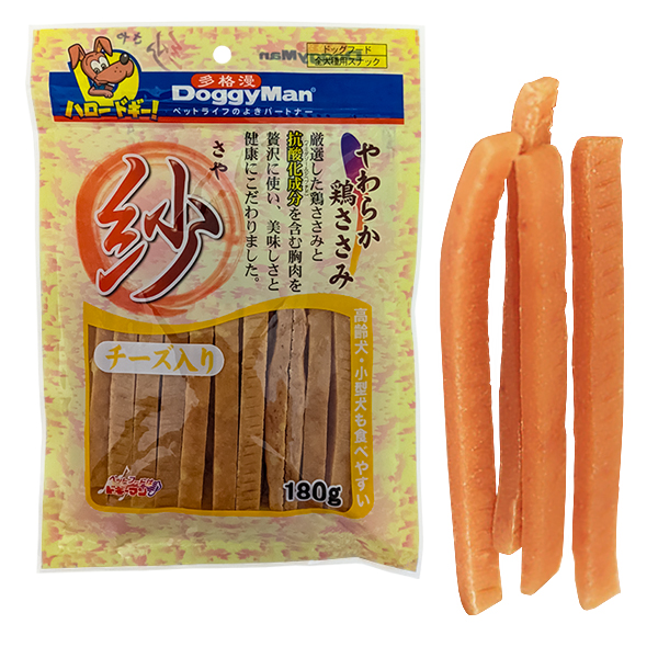 DoggyMan Soft Chicken Strip Cheese ДОГГІМЕН КУРЯЧІ ПАЛИЧКИ З СИРОМ ласощі для собак