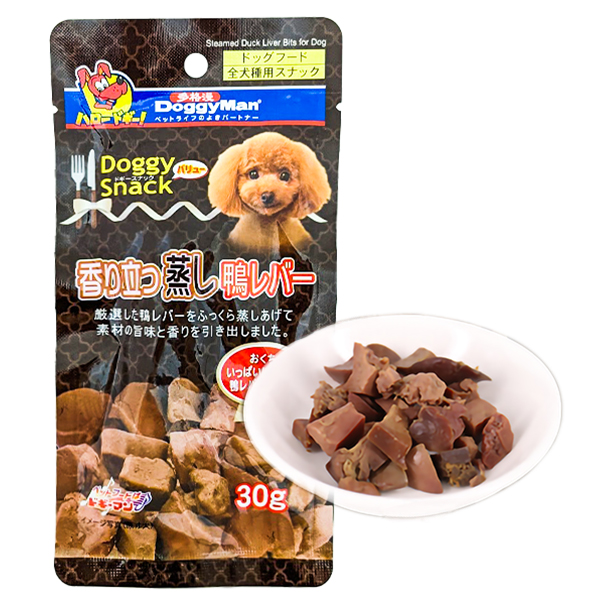 DoggyMan Steamed Duck Liver Bits ДОГГІМЕН КАЧИНА ПЕЧІНКА НА ПАРУ ласощі для собак
