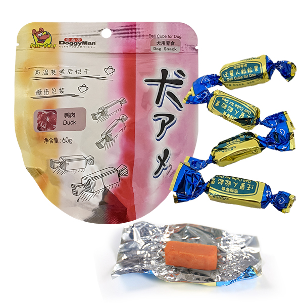 DoggyMan Deli Cube Duck ДОГГІМЕН ЦУКЕРКИ КУБИКИ З КАЧКОЮ ласощі для собак