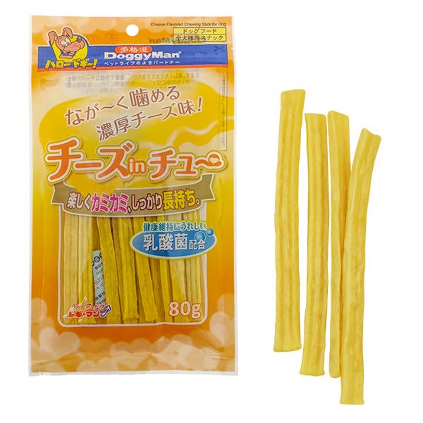 DoggyMan Cheese Chewing Stick ДОГГІМЕН ПАЛИЧКИ З СИРОМ жувальні ласощі для собак, S