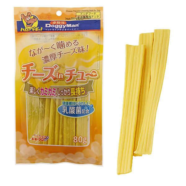DoggyMan Cheese Chewing Stick ДОГГІМЕН ПАЛИЧКИ З СИРОМ жувальні ласощі для собак, М
