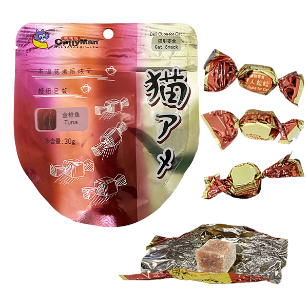 CattyMan Deli Cube Tuna КЕТТІМЕН ЦУКЕРКИ КУБИКИ ДЕЛІ З ТУНЦЕМ ласощі для котів