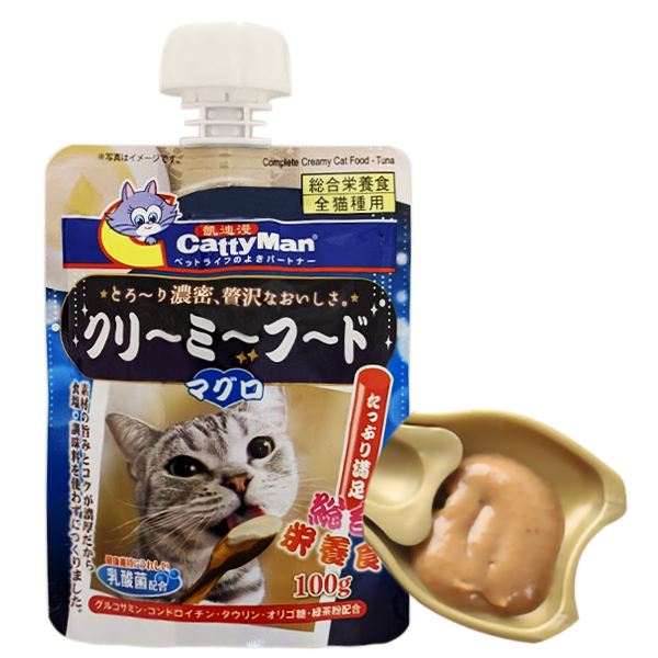 CattyMan Complete Creamy Food КЕТТІМЕН КРЕМ-ПЮРЕ З ТУНЦЕМ рідкий корм для котів