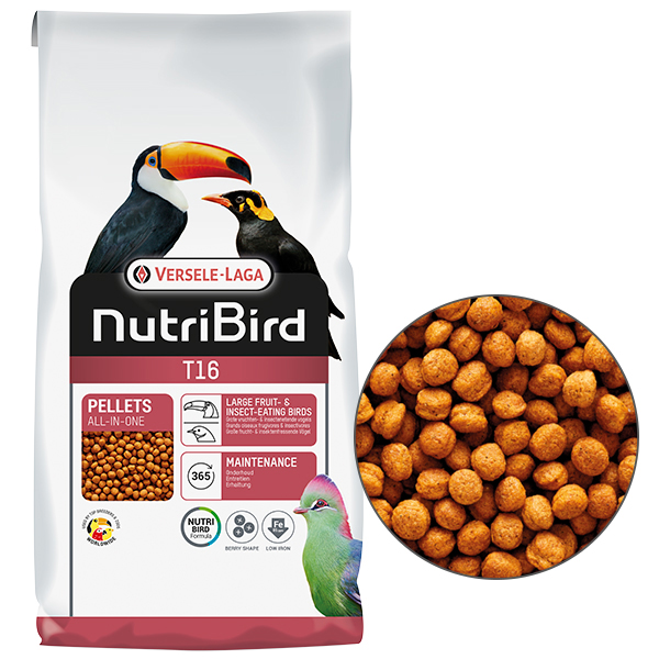 Versele-Laga NutriBird Т16 Original ВЕРСЕЛЕ-ЛАГА НУТРІБЕРД T16 повнораціонний корм для плодоїдних та комахоїдних птахів