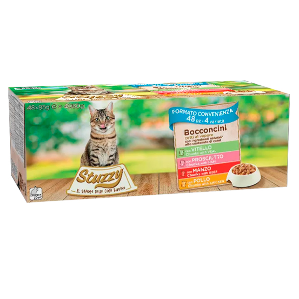 Stuzzy Cat Multipack ШТУЗІ МУЛЬТІПАК консерви в соусі для котів, вологий корм