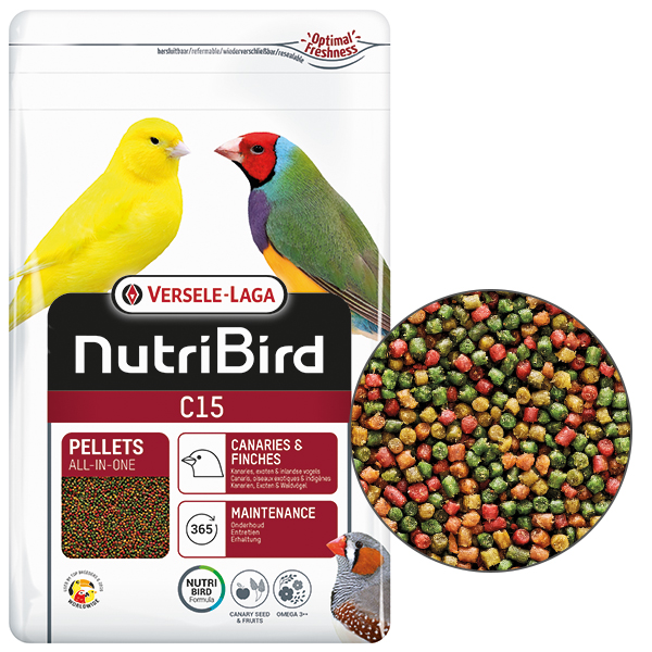 Versele-Laga NutriBird С15 ВЕРСЕЛЕ-ЛАГА НУТРІБЕРД С15 КАНАРКА ЗЯБЛИК корм для канарок та зябликів