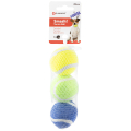 Flamingo Smash Tennis Ball ФЛАМІНГО СМЕШ тенісний м`яч 5см із пищалкою, іграшка для собак, набір 3шт.