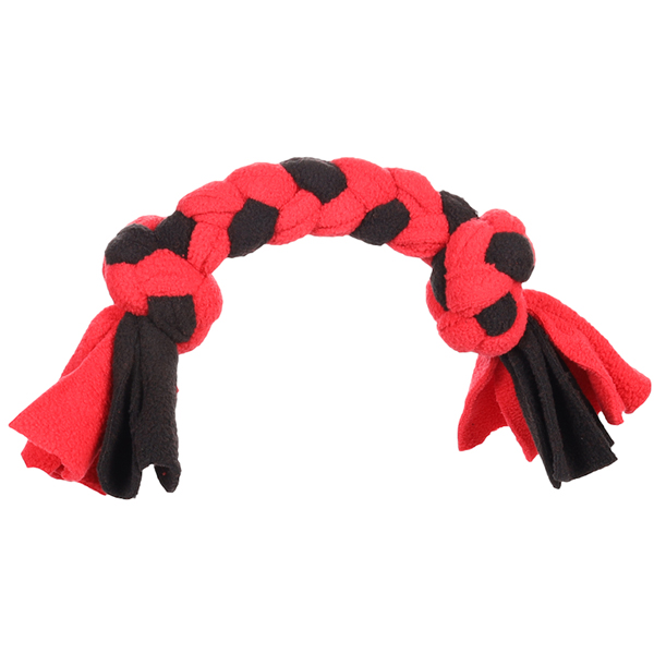 Flamingo Womas Fleece Bone With Rope ФЛАМІНГО ВОМАШ МОТУЗЯНА КІСТКА З ВУЗЛАМИ іграшка для собак
