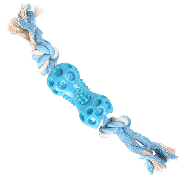 Flamingo Lindo Dumbbell With Rope ФЛАМІНГО ЛІНДО ГАНТЕЛЬ з КАНАТОМ іграшка для собак