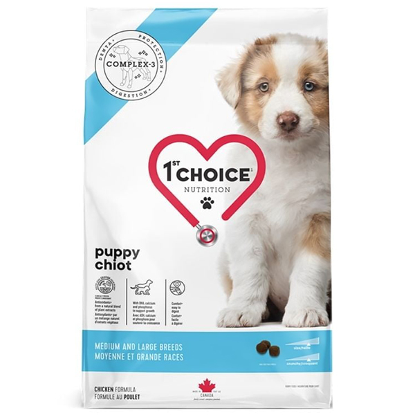 1st Choice Puppy Medium and Large ФЕСТ ЧОЙС ЦУЦЕНЯ СЕРЕДНІХ ВЕЛИКИХ сухий суперпреміум корм для цуценят середніх і великих порід