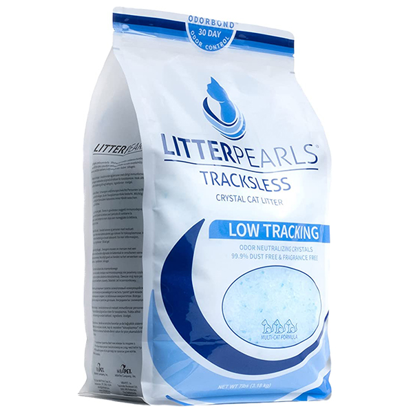 Litter Pearls TrackLess ЛІТТЕР ПЕРЛС ТРАКЛЕС кварцовий силікагелевий наповнювач для туалетів котів