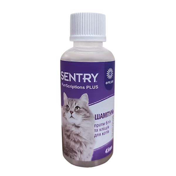 Sentry PurrScriptions Plus Spring Freesia Shampoo СЕНТРІ ПУРРСКРИПШНС ПЛЮС ФРЕЗІЯ шампунь від бліх та кліщів для котів