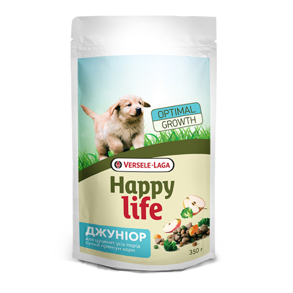 Happy Life Junior with Chicken ХЕППІ ЛАЙФ ДЖУНІОР сухий преміум корм для цуценят всіх порід