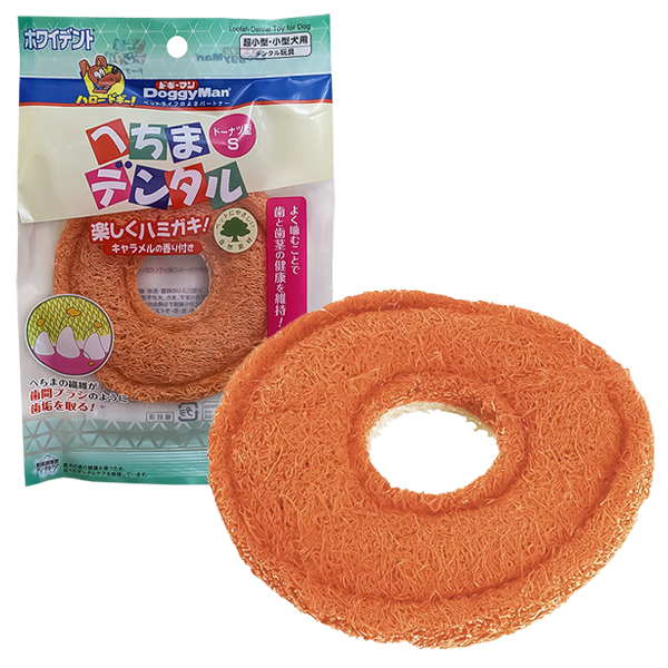 DoggyMan Loofah Doughnut ДОГГІМЕН ПОНЧИК ЛЮФА жувальна іграшка для чищення зубів собак