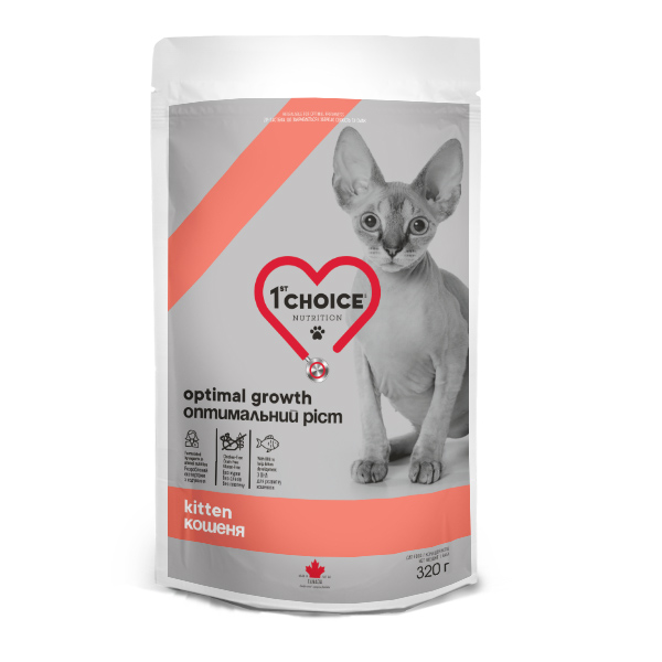 1st Choice Kitten Optimal Growth ФЕСТ ЧОЙС РИБА ДЛЯ КОТЯТ сухий суперпреміум корм для кошенят