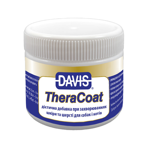 Davis TheraCoat ДЕВІС ТЕРАКОУТ дієтична добавка для шерсті собак і котів