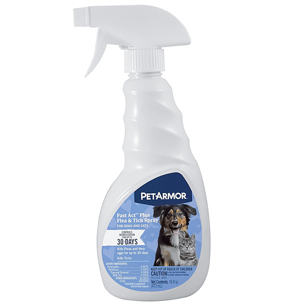 PetArmor Fastact Plus ПЕТАРМОР ФАСТАКТ ПЛЮС спрей від бліх і кліщів для собак і котів