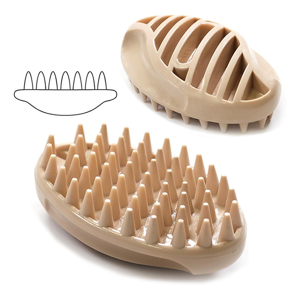 DoggyMan Rubber Brush ДОГГІМЕН СИЛІКОНОВА ЩІТКА для собак і котів з короткою шерстю