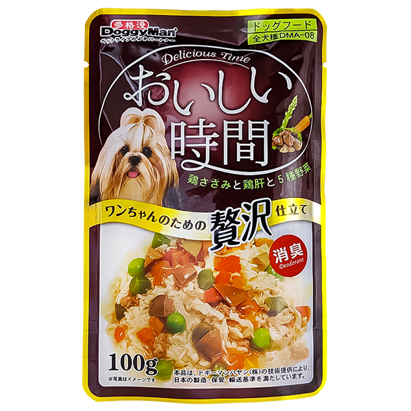 DoggyMan Low Fat Chicken & Liver ДОГГІМЕН КУРКА З ПЕЧІНКОЮ в желе консерви для собак, вологий корм, пауч 100г