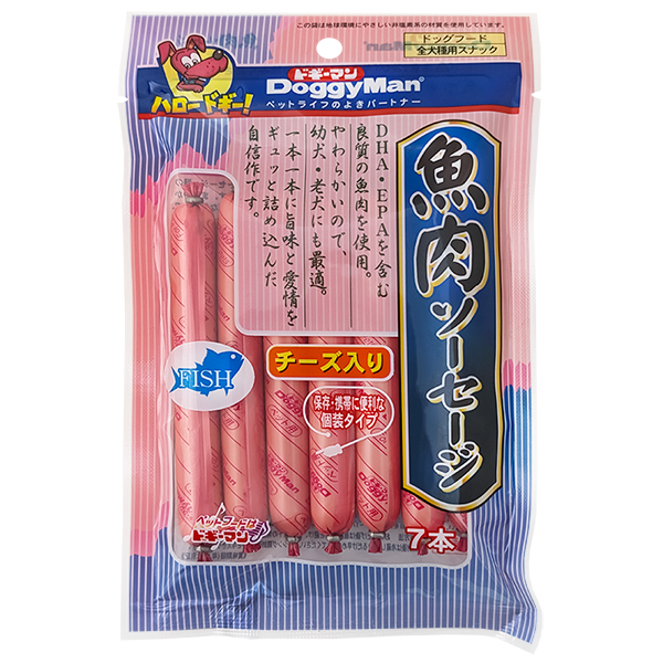 DoggyMan Fish Sausages ДОГГІМЕН СОСИСКИ РИБ’ЯЧІ ласощі для собак