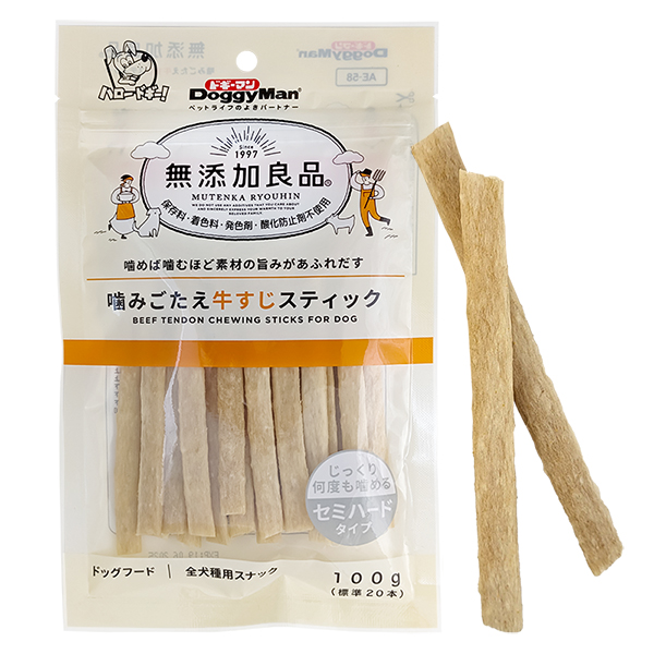 DoggyMan Beef Tendon Sticks ДОГГІМЕН ЯЛОВИЧЕ СУХОЖИЛЛЯ жувальні ласощі для собак