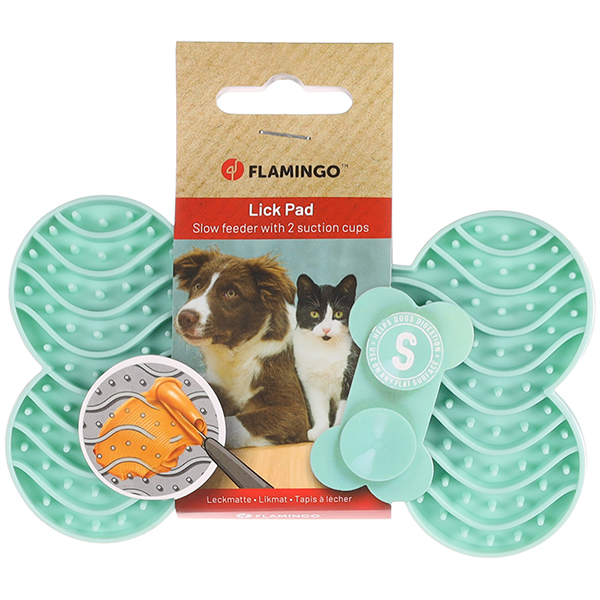 Flamingo Lick Pad Yummee ФЛАМІНГО ЛИЗАЛЬНИЙ КИЛИМОК антистрес для собак і котів