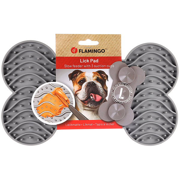 Flamingo Lick Pad Yummee ФЛАМІНГО ЛИЗАЛЬНИЙ КИЛИМОК антистрес для собак і котів