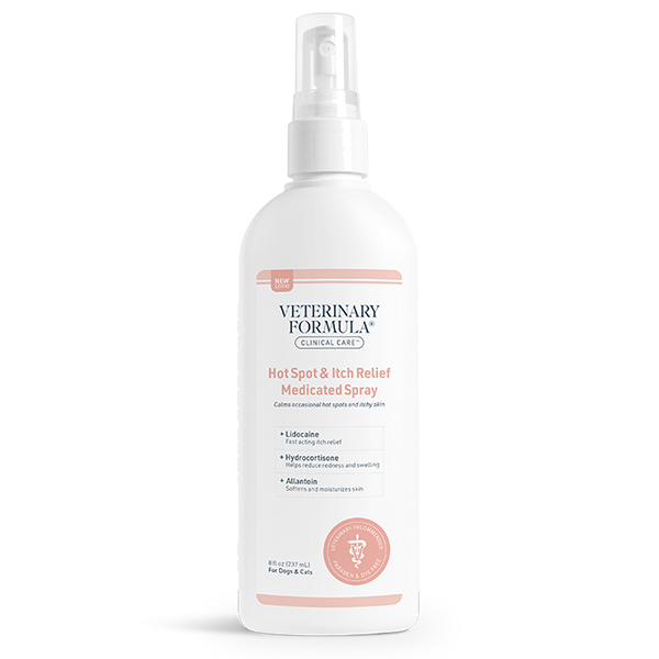 Veterinary Formula Clinical Care Hot Spot&Itch Relief Medicated Spray ВЕТЕРИНАРНА ФОРМУЛА АНТИАЛЕРГЕННИЙ лікувальний спрей від свербежу та подразнення для собак і котів