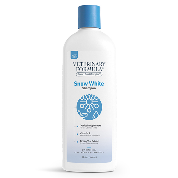 Veterinary Formula SCC Snow White Shampoo ВЕТЕРИНАРНА ФОРМУЛА БІЛОСНІЖНО БІЛИЙ шампунь для собак і котів зі світлою шерстю