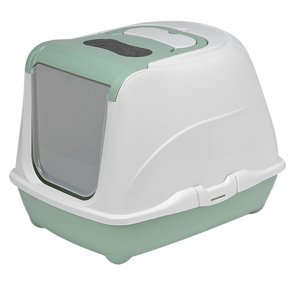 Moderna Flip Cat МОДЕРНА ФЛИП КЕТ закритий туалет з відкидною кришкою для котів, 50х39х37см