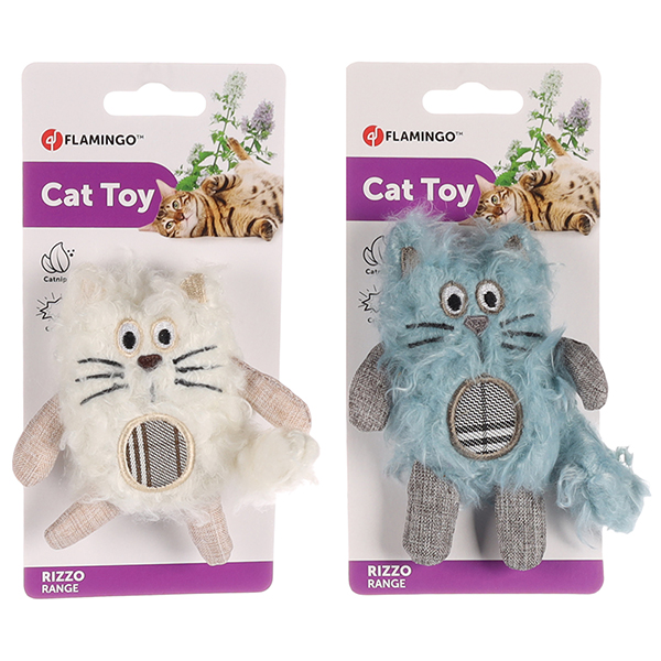 Flamingo Rizzo Cat ФЛАМІНГО РІЦЦО КОТ шурхотлива іграшка з котячою м’ятою для котів