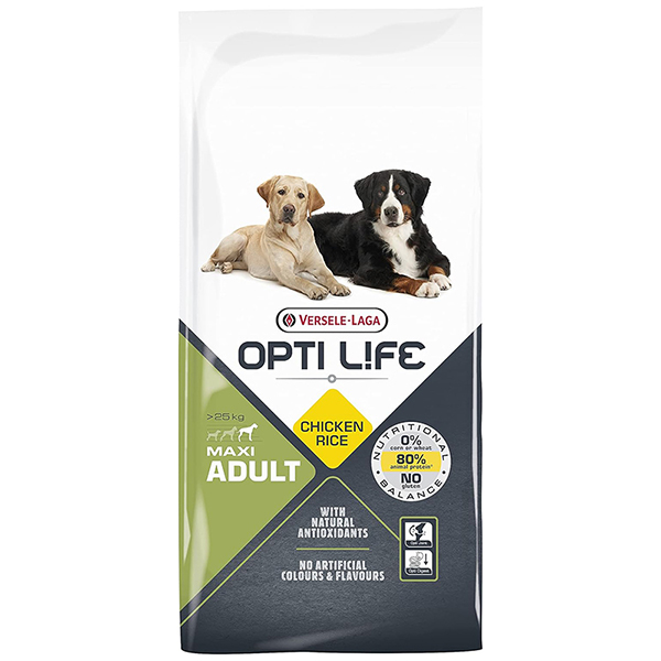 Opti Life Adult Maxi ОПТІ ЛАЙФ ДОРОСЛИЙ ВЕЛИКИХ сухий суперпреміум корм для собак великих порід