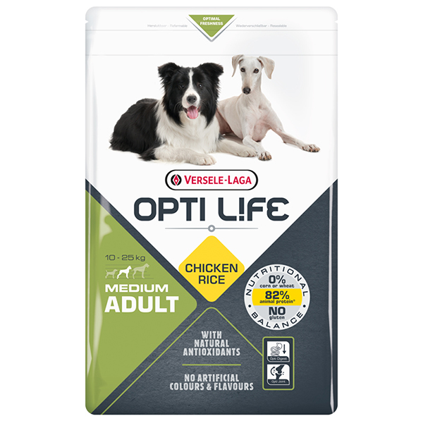 Opti Life Adult Medium ОПТІ ЛАЙФ ДОРОСЛИЙ СЕРЕДНІХ сухий суперпреміум корм для собак середніх порід