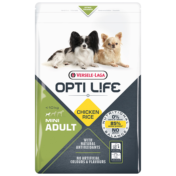 Opti Life Adult Mini ОПТІ ЛАЙФ ДОРОСЛИЙ МІНІ МАЛИХ сухий суперпреміум корм для собак міні та малих порід