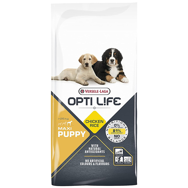 Opti Life Puppy Maxi ОПТІ ЛАЙФ ЦУЦЕНЯ ВЕЛИКИХ сухий суперпреміум корм для цуценят великих порід
