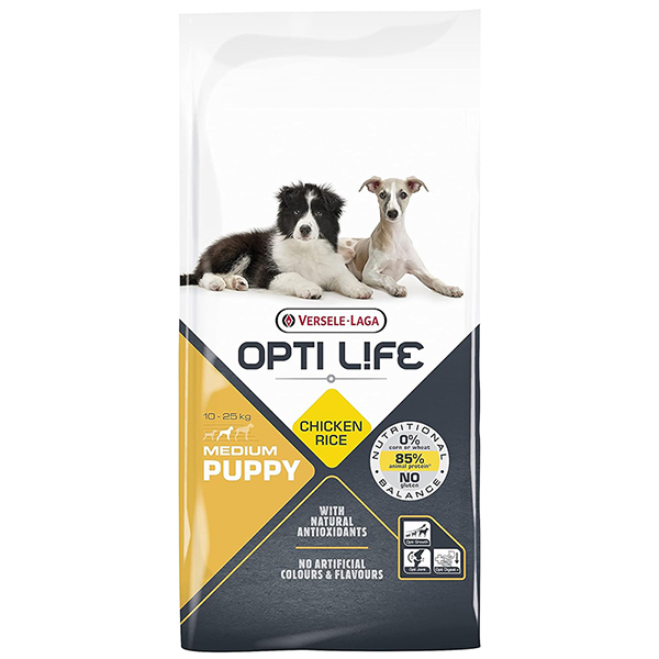 Opti Life Puppy Medium ОПТІ ЛАЙФ ЦУЦЕНЯ СЕРЕДНІХ сухий суперпреміум корм для цуценят середніх порід