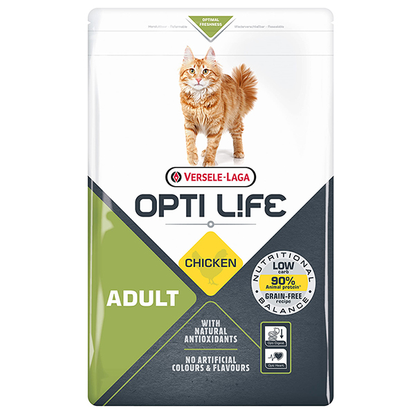 Opti Life Adult ОПТІ ЛАЙФ ДОРОСЛИЙ беззерновий сухий суперпреміум корм для котів