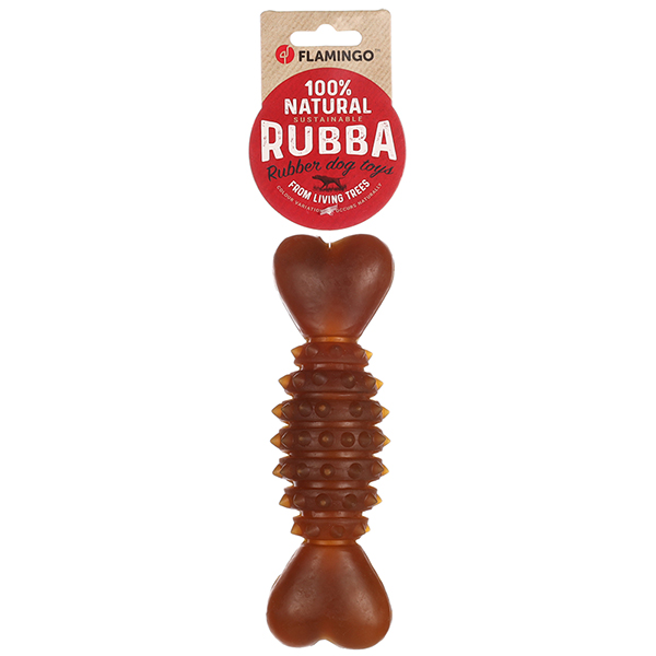 Flamingo Rubba Bone ФЛАМІНГО КІСТКА ГУМОВА З ШИПАМИ іграшка для собак