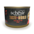 Schesir Taste the World Asian Stir Fry ШЕЗІР КУРКА ПО-АЗІЙСЬКИ в бульйоні натуральні консерви для собак, вологий корм, банка 150г