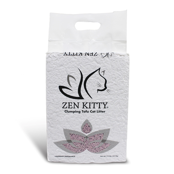 ZenKitty Clumping Tofu Lavender ЗЕН КІТТІ ТОФУ ЛАВАНДА грудкувальний наповнювач для котячого туалету