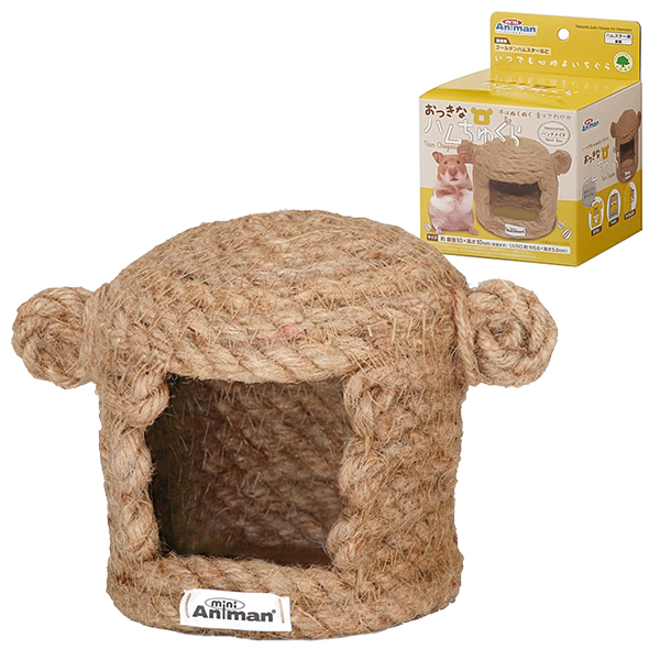 MiniAniman Hamster House МІНІЕНІМЕН БУДИНОЧОК ДЛЯ ХОМ’ЯКА плетене місце в клітку