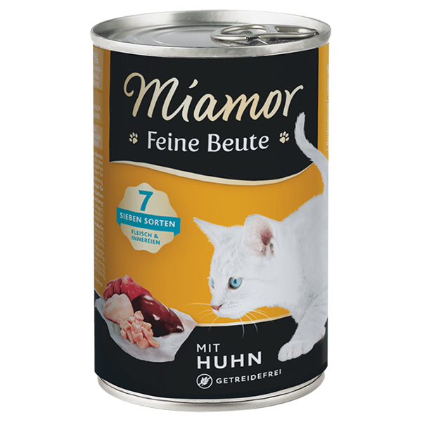 Miamor Feine Beute mit Huhn МІАМОР ФАЙНЕ БАЙТЕ КУРКА беззерновий повнораціонний вологий корм для котів