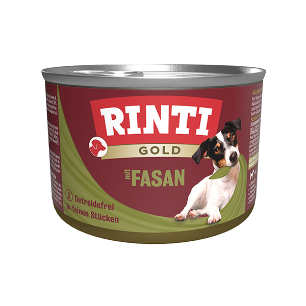 Rinti Gold mit Fasan РІНТІ ГОЛД ФАЗАН беззерновий повнораціонний натуральний вологий корм для собак