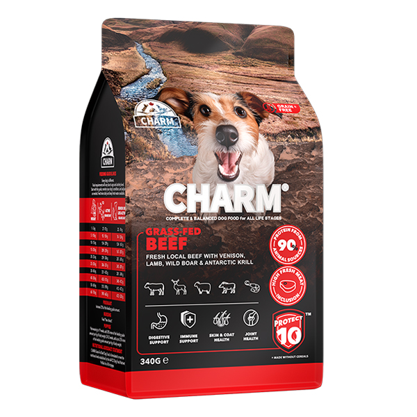 Charm Grass-Fed Beef ЧАРМ ЯЛОВИЧИНА ВІДГОДОВАНА НА ТРАВІ сухий беззерновий холістик корм для собак