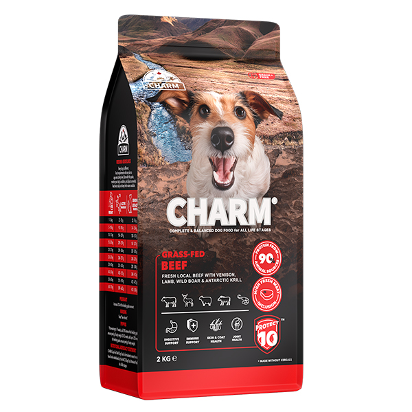 Charm Grass-Fed Beef ЧАРМ ЯЛОВИЧИНА ВІДГОДОВАНА НА ТРАВІ сухий беззерновий холістик корм для собак